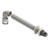 Дымоход газового котла ARISTON  60/100 1000 мм 3318073