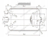 Теплообменник вторичный 190 мм 22 пластины BOSCH SaunierGPT 8716771988
