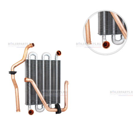 Теплообменник первичный монотермический 225 мм ARISTON SaunierGPT 65113395