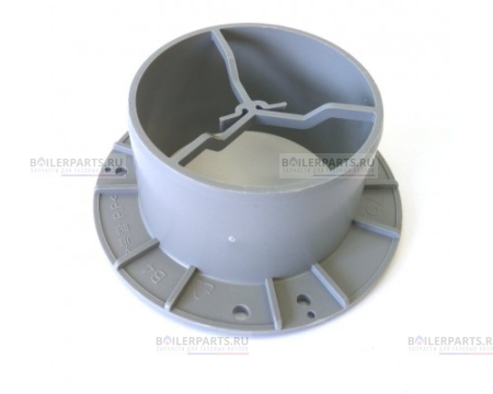 Патрубок воздухозаборной трубы диаметр 75 для котлов Rinnai GMF/EMF/CMF/RW 440010276