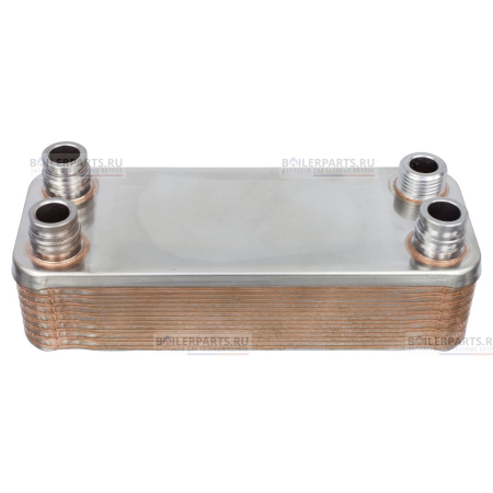 Теплообменник вторичный 190 мм 16 пластин ZILMET 17b1901415