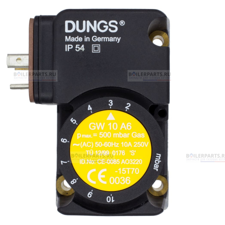 Реле давления газа GW 10 A6 DUNGS 2-10 mBar 272620