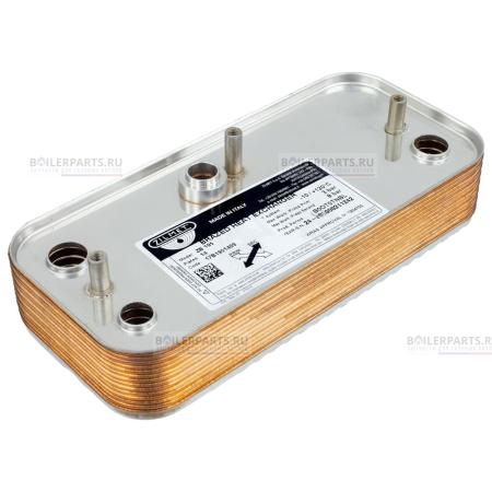 Теплообменник вторичный 190 мм 18 пластин SIME ZILMET 6281535