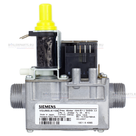 Газовый клапан Unical Rp 3/4" 50 bar SIEMENS 95262051