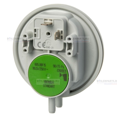 Прессостат (пневмореле) реле давления воздуха HUBA CONTROL 90/75 Pa ITALTHERM 549000039