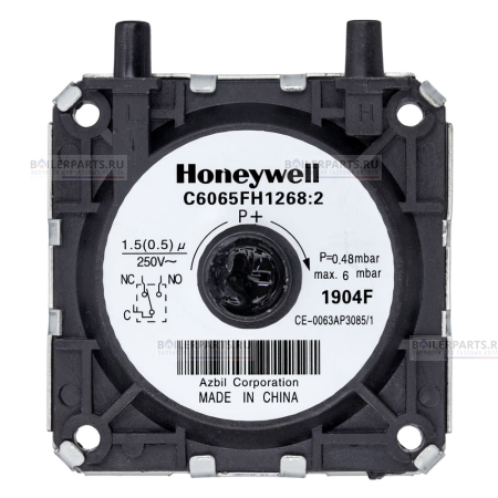 Прессостат (пневмореле) реле давления воздуха HONEYWELL 0.48-6 mBar BAXI 628720