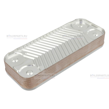 Теплообменник вторичный 190 мм 12 пластин ARISTON ZILMET 65104333.12PL