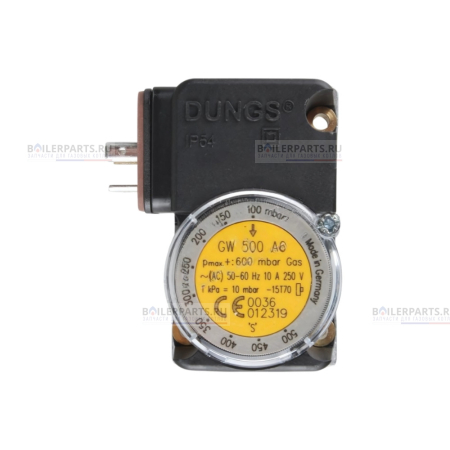 Реле давления газа GW 500 A6 DUNGS 100-500 mBar ECOFLAM 66013005