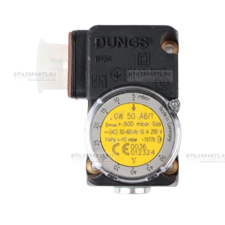 Реле давления газа GW 50 A6/1 DUNGS 5-50 mBar WEISHAUPT 691381