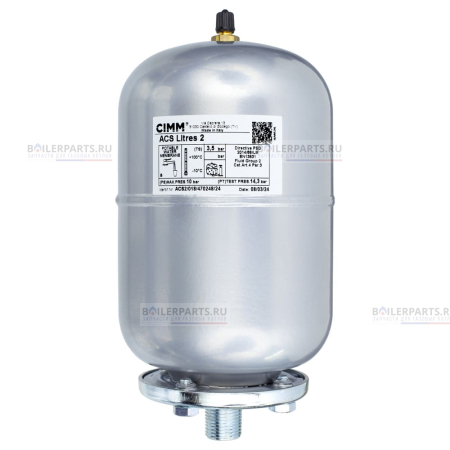 Бак расширительный бойлера ГВС круглый 2 л резьба 1/2 FONDITAL CIMM 6VASOESP16