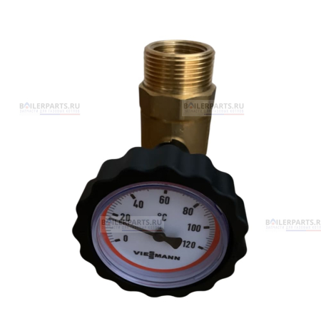 Шаровый кран подающей магистрали DN32 для котлов Viessmann 7833641