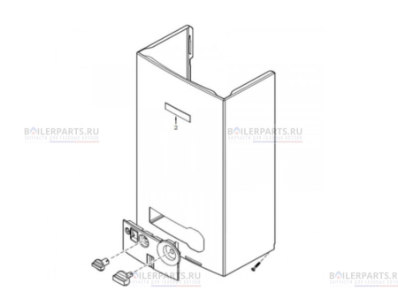 Кожух для котлов Bosch/Buderus 87054312990