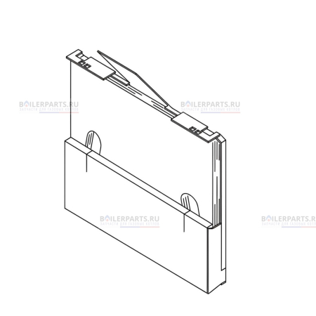 Панель задняя 5 секций для котлов Bosch/Buderus/Junkers 8718585266