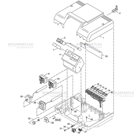 Система управления R2112 S01 для котлов S121 Bosch/Buderus/Junkers 8718587395