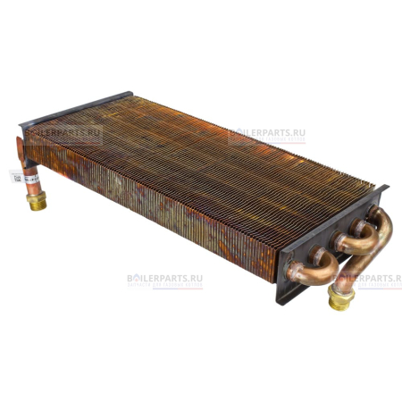 Теплообменник первичный (основной на 2 выхода) BOSCH BUDERUS JUNKERS 87199056720