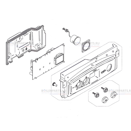 Комплект панели управления ALPHATHERM 95010226