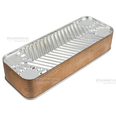 Теплообменник вторичный 207 мм 18 пластин ZILMET 17B2071800