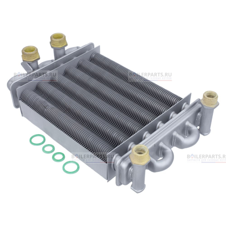 Теплообменник первичный битермический 200 мм SOLLY 2xj1750013