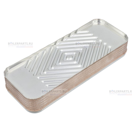 Теплообменник вторичный 190 мм 12 пластин TIBERIS  ZILMET 30631400300401