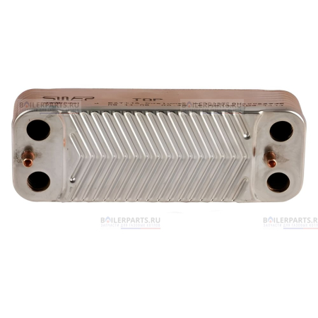 Теплообменник вторичный 207 мм 16 пластин SAUNIER DUVAL ZILMET S1024800