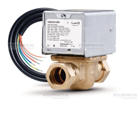 Двухпортовый зонный клапан с электроприводом 22 мм Honeywell V4043H1056