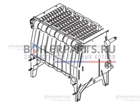 Котловой блок 5 секций для котлов Buderus 08197256