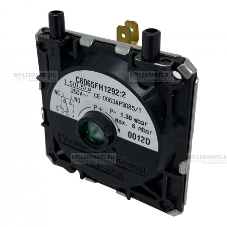 Прессостат (пневмореле) реле давления дыма HUBA CONTROL 1.3-6 mBar BAXI, BIASI 0560940000