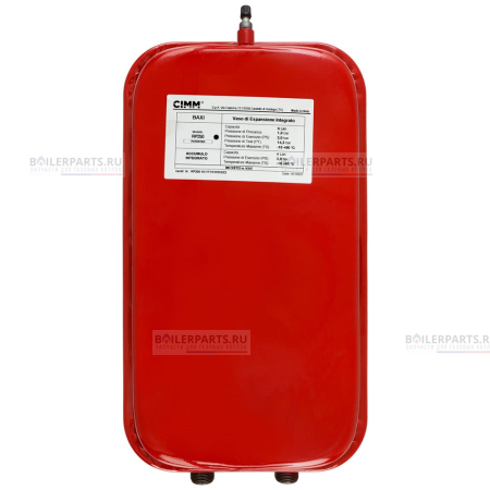 Бак расширительный прямоугольный 10 л резьба 3/4 BAXI CIMM 5690530