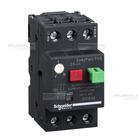 Автомат защиты электродвигателя Schneider Electric TVS 2,5-4A - GZ1E08
