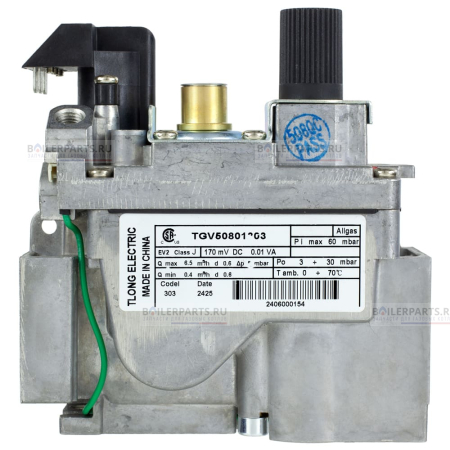 Газовый клапан Rp 1/2" 300 bar TLONG ELECTRIC TGV508