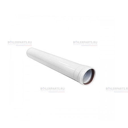 Удлинитель ?80mm длиной 0,5 м , алюминиевый для котлов Protherm 3003200579
