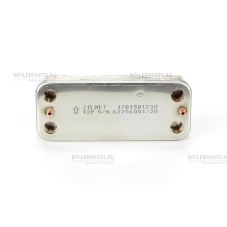 Теплообменник вторичный 190 мм 14 пластин BAXI SaunierGPT 63041310441p