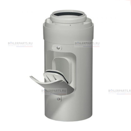 Патрубок дымохода VIESSMANN 80/125 270 мм 7199781