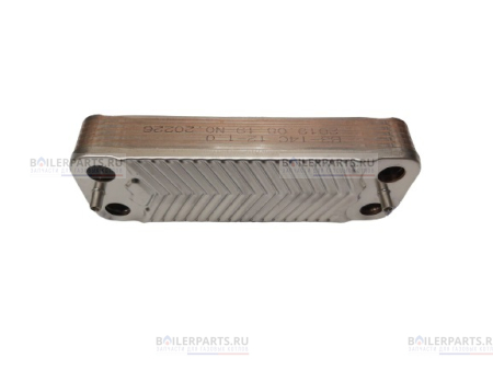 Теплообменник вторичный 207 мм 12 пластин WOLF ZILMET 8612211