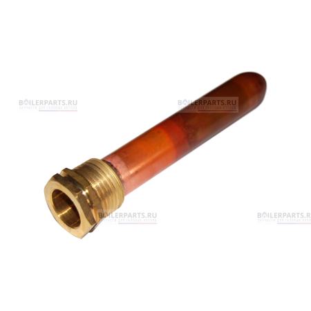 Погружная гильза Cewal 1/2" 15х16 мм L=110, три зонда, медная рифленая 91887125