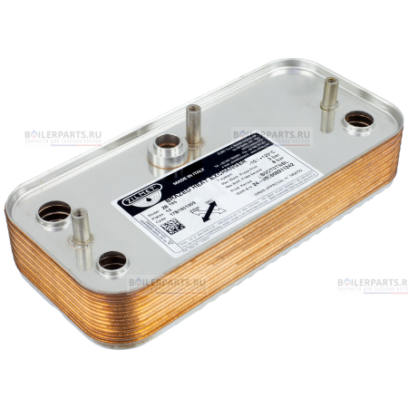 Теплообменник вторичный 190 мм 18 пластин SIME ZILMET 6281535
