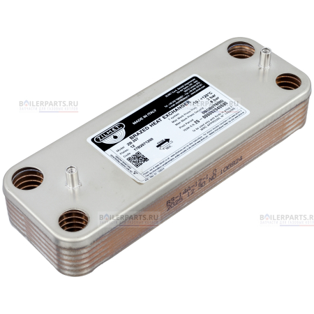 Теплообменник вторичный 207 мм 12 пластин BAXI ZILMET 5686670