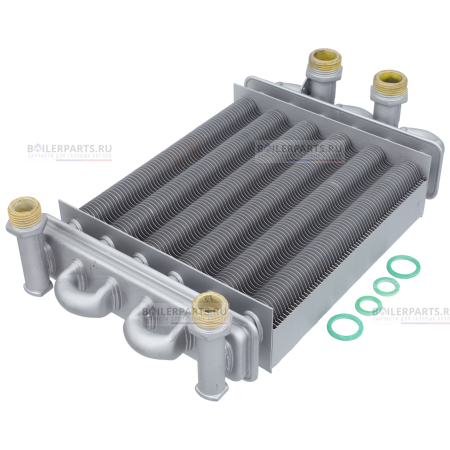 Теплообменник первичный битермический 200 мм SOLLY 2xj1750013