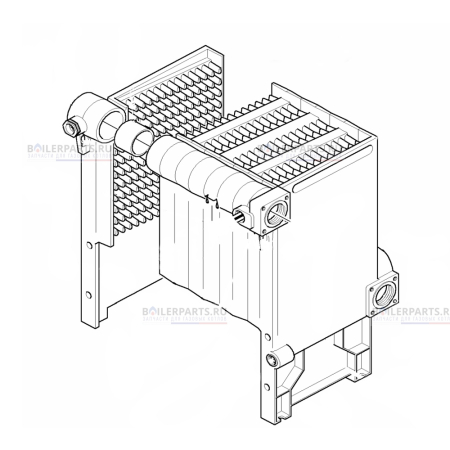 Блок котла 8 секций для котлов Vaillant 064710