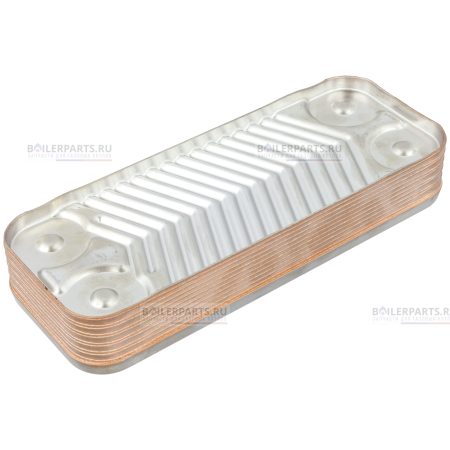 Теплообменник вторичный 190 мм 12 пластин ARISTON ZILMET 65116314