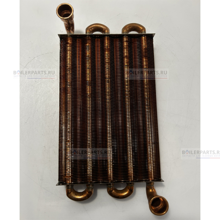 Теплообменник первичный монотермический 290 мм PROTHERM SaunierGPT 0020142419 [Потертости, замятие на патрубке, нарушение геометрии]