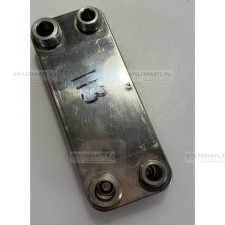 Теплообменник вторичный 190 мм 12 пластин BOSCH 8705406203 [Потертости, дефект поверхности]