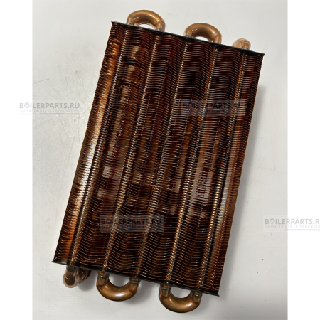 Теплообменник первичный монотермический 290 мм PROTHERM SaunierGPT 0020142419 [Потертости, замятия на патрубках, нарушение геометрии	]