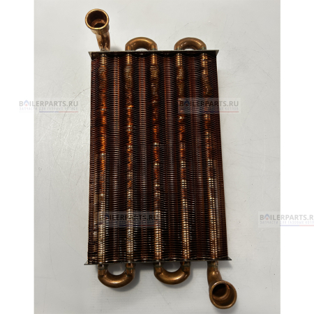 Теплообменник первичный монотермический 290 мм PROTHERM SaunierGPT 0020142419 [Потертости, замятия на патрубках, нарушение геометрии	]
