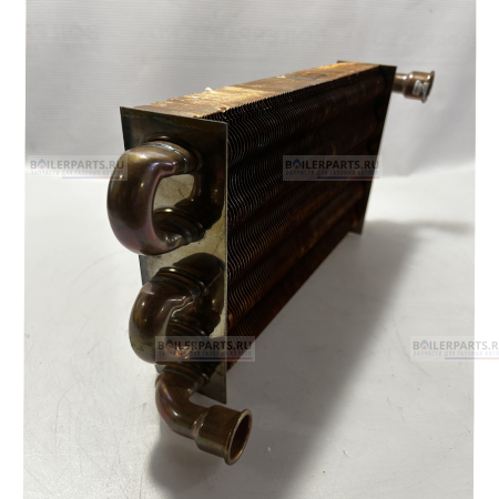 Теплообменник первичный монотермический 290 мм PROTHERM SaunierGPT 0020142419 [Потертости, замятие на патрубке, нарушение геометрии]