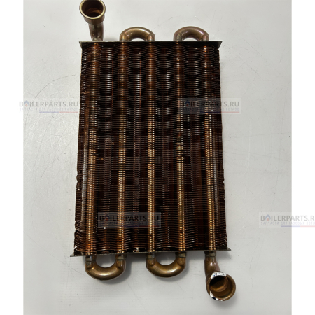 Теплообменник первичный монотермический 290 мм PROTHERM SaunierGPT 0020142419 [Потертости, замятие на патрубке, нарушение геометрии]