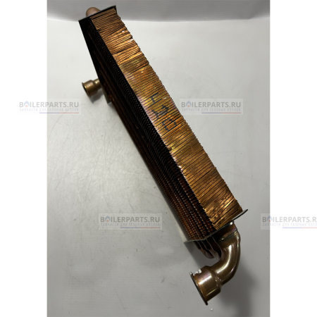 Теплообменник первичный монотермический 290 мм PROTHERM SaunierGPT 0020142419 [Потертости, замятие на патрубке, нарушение геометрии]