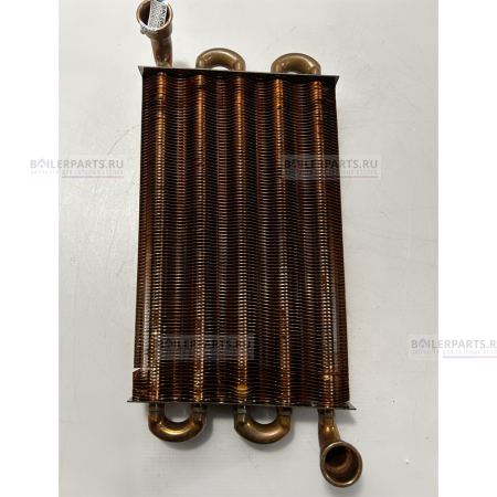 Теплообменник первичный монотермический 290 мм PROTHERM SaunierGPT 0020142419 [Потертости, замятие на патрубке, нарушение геометрии]