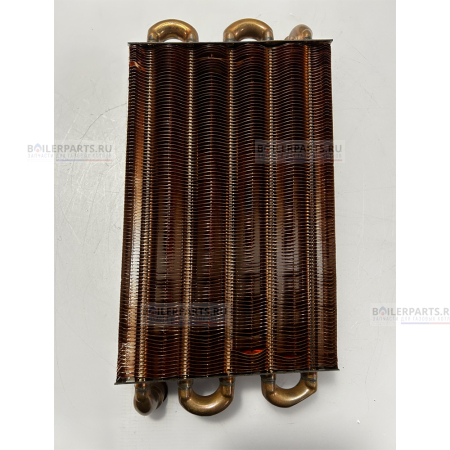 Теплообменник первичный монотермический 290 мм PROTHERM SaunierGPT 0020142419 [Потертости, замятие на патрубке, нарушение геометрии]