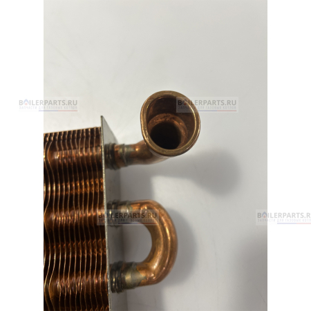 Теплообменник первичный монотермический 290 мм PROTHERM SaunierGPT 0020142419 [Потертости, замятие на патрубке, нарушение геометрии]